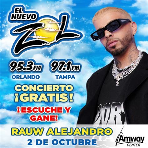 El Nuevo Zol Orlando Y En Tampa Invitan Al Concierto De Rauw