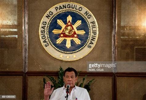 188 Rodrigo Duterte Sworn In As President Of The Philippines Stock