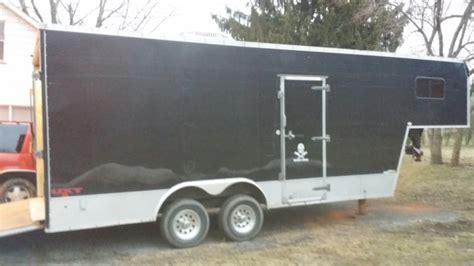 Pictures For Ad 69729 26 Ft Gooseneck Enclosed Trailer With Elect