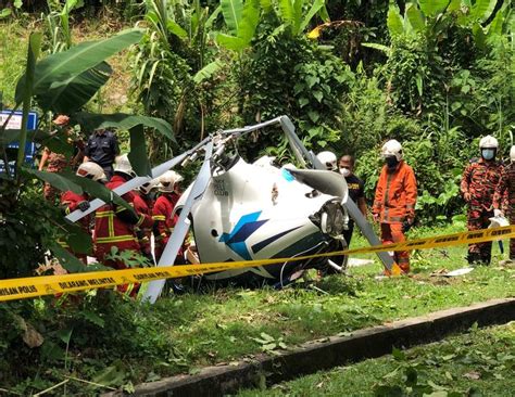 Dua Helikopter Bertembung Di Udara Jadi Punca Terhempas Dengan Dua Maut