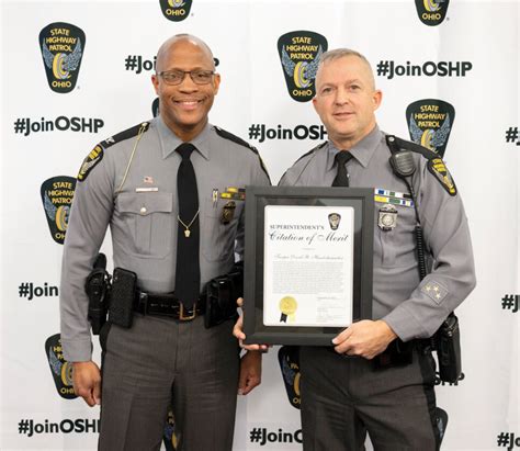 Ohio State Highway Patrol recognizes trooper for life-saving efforts ...