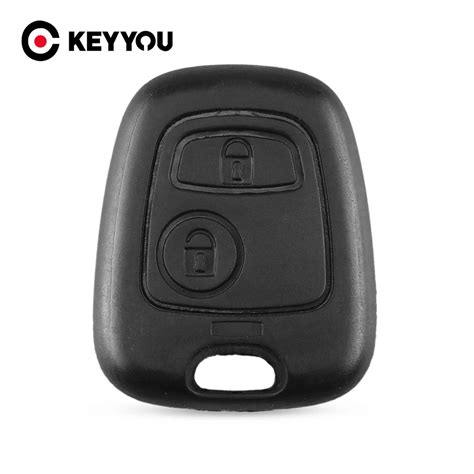 Keyyou Coque De Clé Télécommande à 2 Boutons 30x Sans Lame Pour