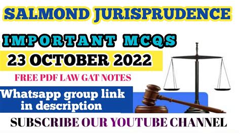 Mock Test Of English Jurisprudence For Law Gat Top 25 Important MCQS