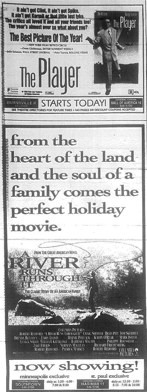 Minnesota Movie Ads - December 1992 (BRIANORNDORF.COM)