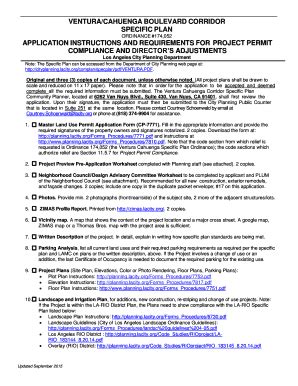 Fillable Online Ventura Cahuenga Boulevard Corridor Specific Plan Fax