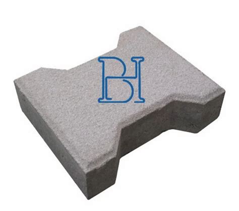 Material Concrete Red Dumbbell Shape Interlocking Paver Block At Rs 20