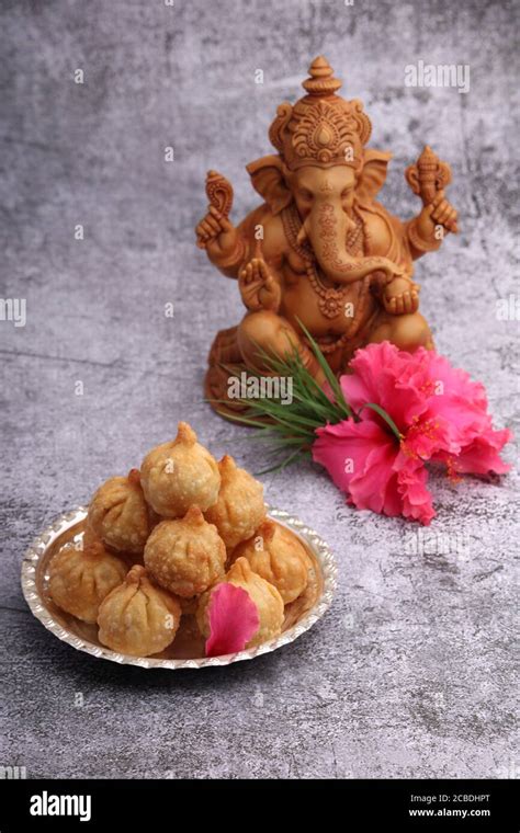 Ganesh Puja Sweet Modak Food Offered On Ganpati Festival Or Chaturthi