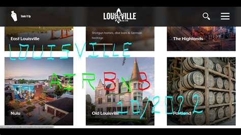 Louisville AirBnB YouTube