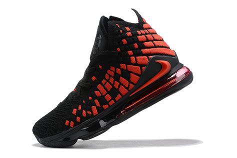 Nike LeBron 17 Black Red For Sale – The Sole Line