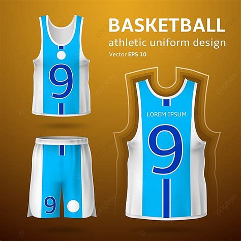 Uniforme De Baloncesto Realista Descarga Gratuita De Plantilla En Pngtree