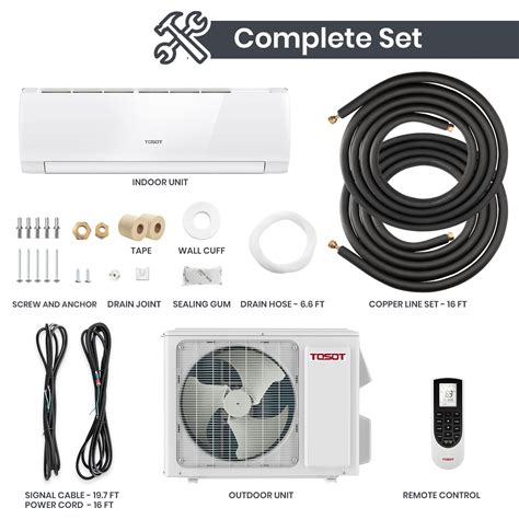 Tosot Btu Ductless Mini Split Air Conditioner Inverter Split Ac