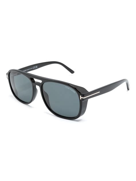 TOM FORD Eyewear Lentes De Sol Con Armazón Estilo Piloto Negro