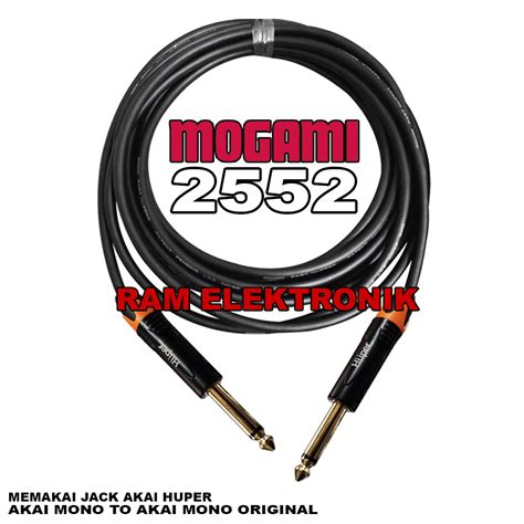 Jual Kabel Gitar Mogami Meter Jack Akay To Akai Mono Original Made In