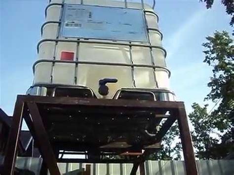 Еврокуб 1000 литров.Подставка под еврокуб. Воронеж 89518520847 - YouTube