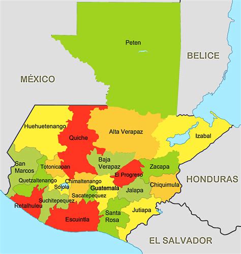 La Mapa De Guatemala Image To U