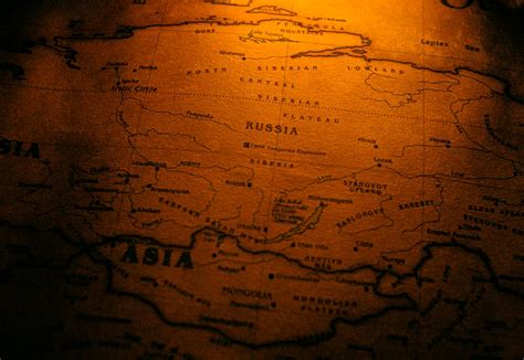 A Map of Russia Near Asia in Close-up Shot · Free Stock Photo