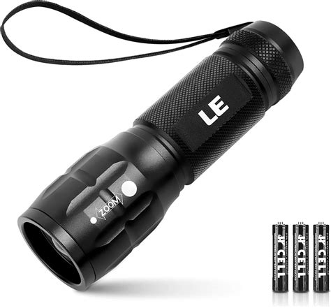 Le Led Torch Battery Powered Le1000 Super Bright Hand Flashlight