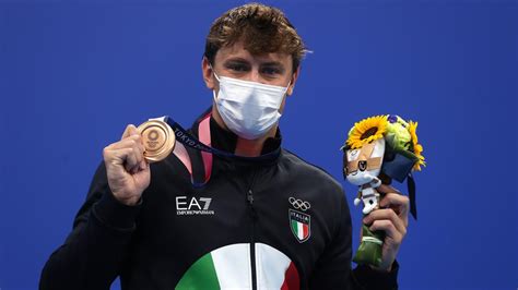 Nicolò Martinenghi Concede Il Bis Medaglia Dargento Anche Nei 50 Rana