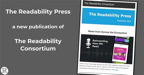 Announcing The Readability Press Readability Matters