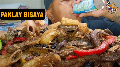 Paklay Bisaya Dish Laman Loob Ng Baka At Baboy Mukbang Mukbang