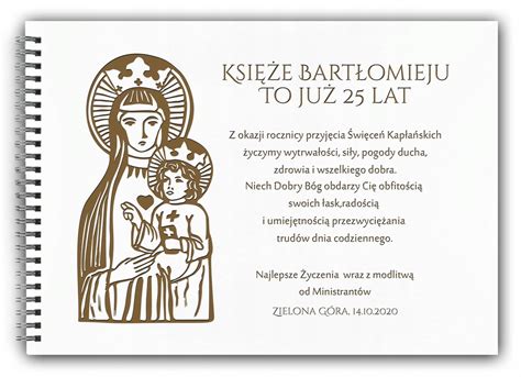 Prezent Dla Księdza Na Jubileusz Kapłaństwa 9831695571 oficjalne