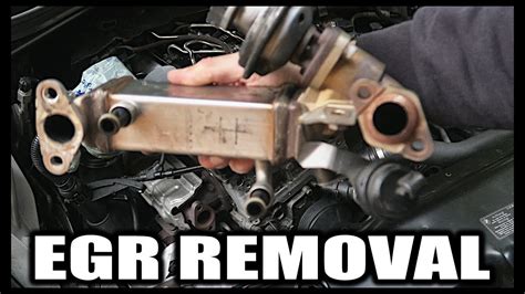 HOW TO REMOVE BLANK BMW 1 3 5 SERIES N47 EGR VALVE YouTube