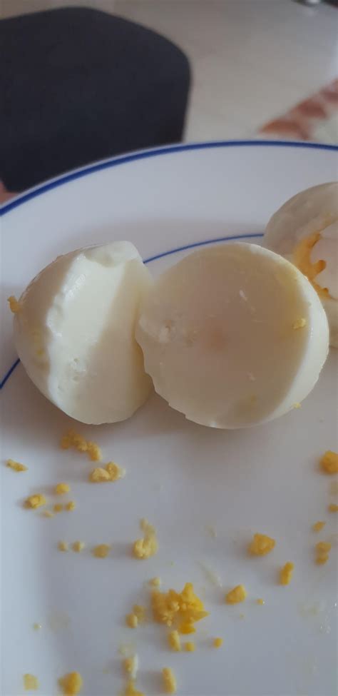 One Of My Boiled Egg Had No Yolk Rmildlyinteresting