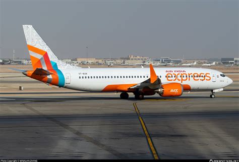 VT BXR Air India Express Boeing 737 8 MAX Photo By MINXUAN ZHANG ID