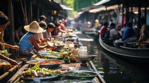 Premium Ai Image Exquisite Thai Street Food Aromas Of Lime And Lemongrass