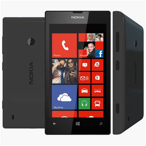 Nokia Lumia Black D Model Ds C D Dae X Dxf Fbx Obj