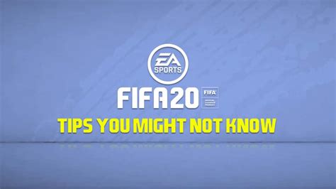 EA SPORTS reveal 10 secret FIFA 20 tips you might not know - Dexerto