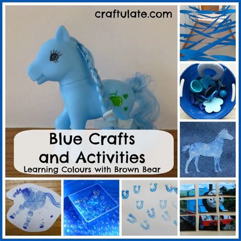 Blue Crafts and Activities {Learning Colours with Brown Bear Series ...