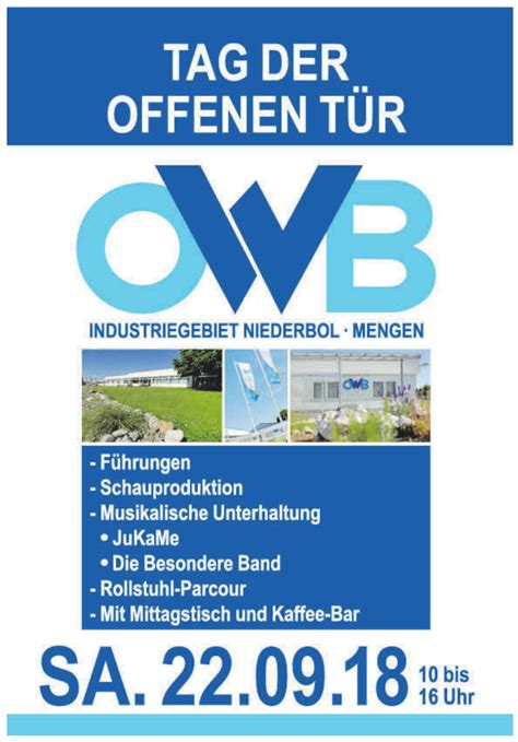 OWB feiert Fertigstellung des Neubaus mit Tag der offenen Tür