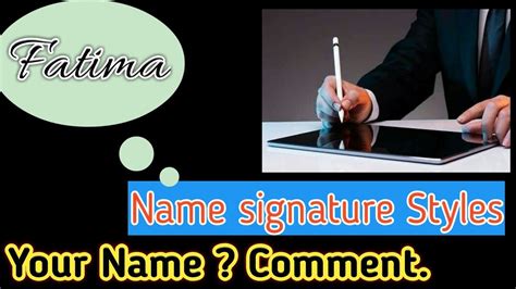 Fatima Name Signature Style Youtubevideo Signaturestyleofmyname