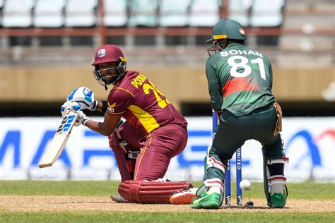 Nicholas Pooran Gets Low And Plays A Shot Late ESPNcricinfo