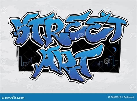 Street Art Graffiti Stock Vector Image Of Color Illustration 36588318