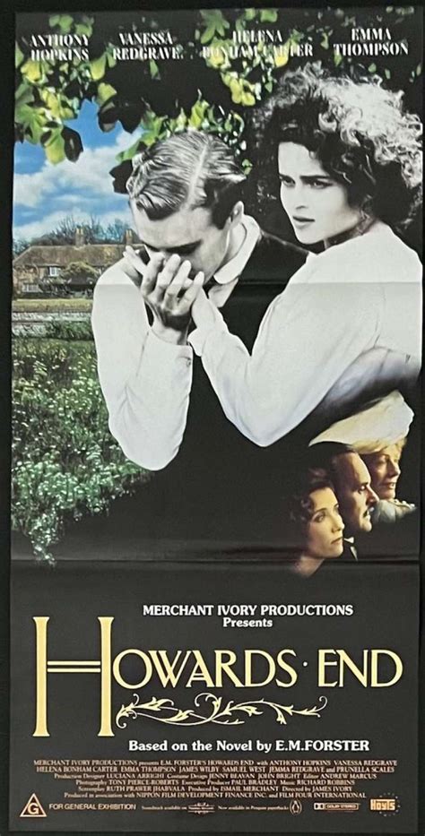 All About Movies Howards End Poster Daybill Original Unused 1992