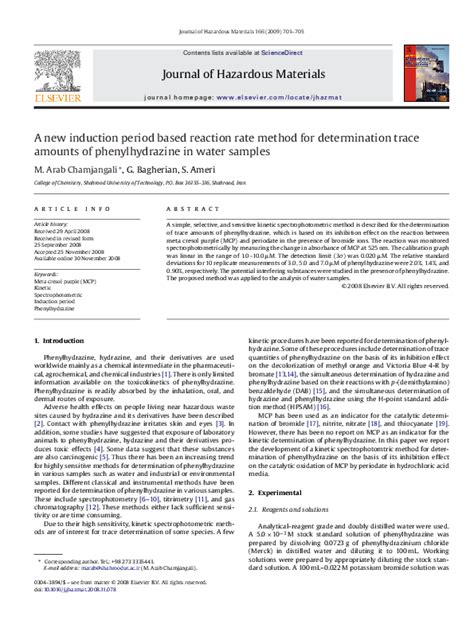 (PDF) A new induction period based reaction rate method for ...