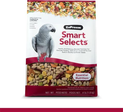 Amazon Zupreem Smart Selects Daily Bird Food For Parrot Conure