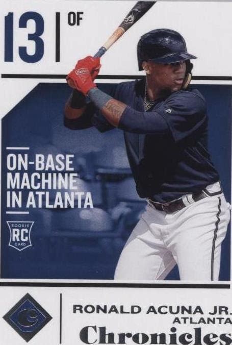 2018 Panini Chronicles 37 Ronald Acuña Jr RC for sale online eBay