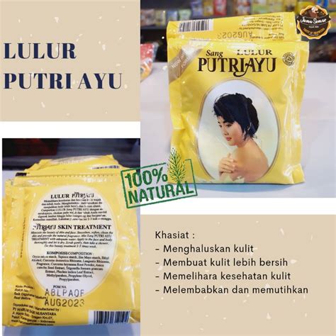 Jual Lulur Putri Ayu And Bedak Harum Sari Per Sachet Shopee Indonesia