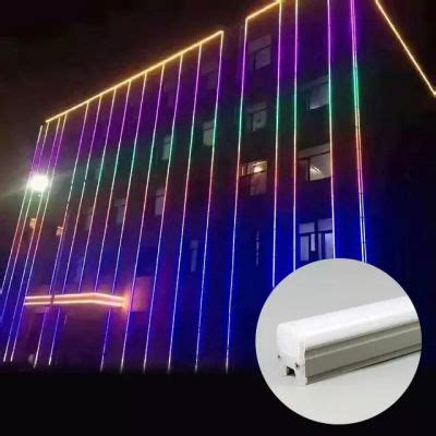 Outdoor Facade Lighting Slim Waterproof Led Light Bar Dmx Rgb Linear