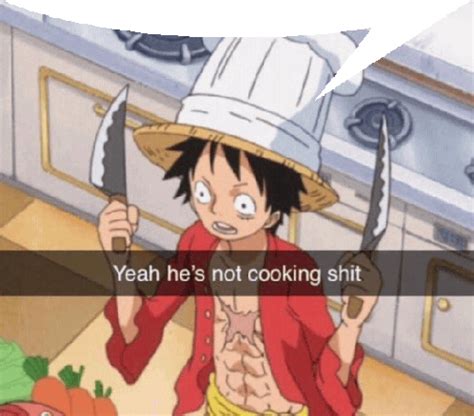 Luffy Cooking Sticker - Luffy Cooking - Discover & Share GIFs