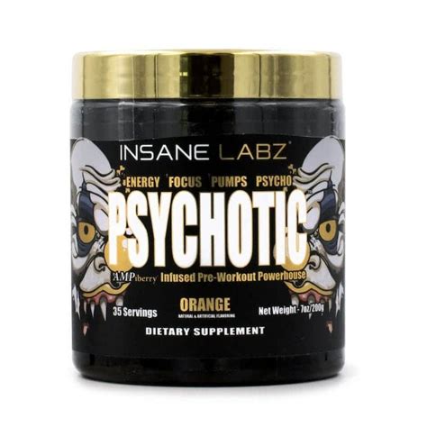 Psychotic Gold 200g Insane Labz Fitcookie