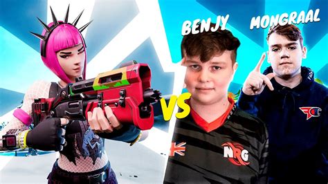 V Vs Mongraal Benjyfishy Creative V Epic Pvps Youtube