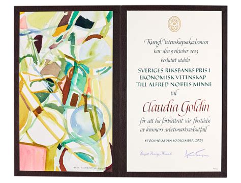 A work of art in the form of a diploma - NobelPrize.org