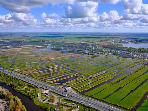 Luchtfoto Polder Oostzaan Siebe Swart