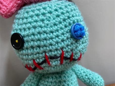 Crocheted Scrump Inspired Doll Lilo And Stitch 10 Inch Etsy