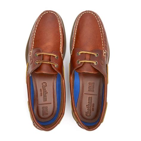 Chatham Mens Deck Ii G2 Chestnut Leather Boat Shoes Outback Outfitters