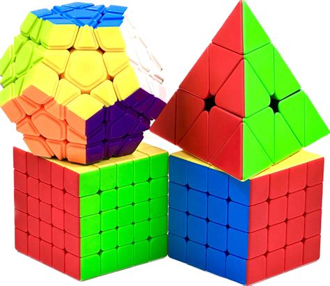 D ETERNAL Speed Cube Combo Set 4x4 5x5 And Pyraminx Pyramid Triangle